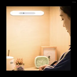 Night Lights Dimmable Light Human Body Infrared Induction Cabinet Bar LED Wireless Magnetic Touch Smart Bedroom