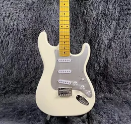 St Electric Guitar Cream Sarı Renk Maun Vücut Akçaağaç Metalik Pickguard Yüksek Kalite Guitarra Ücretsiz Kargo