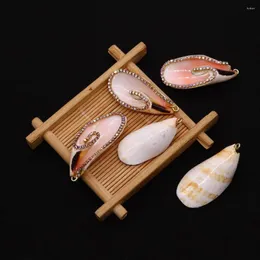 Charms Fashion Bohemian Peacock Shell Conch Small Pendant Women's Beach Charm Beads Jewelry Making Crafts Bracelet Accessories