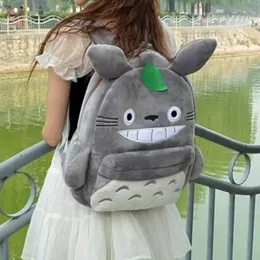 Plush Backpacks Anime Plush Backpack Cartoon Hitten Backten Baby Tove Totoro Bag Bag Travel Storage Backpack Kids Child Xmas Hirdgy 231108