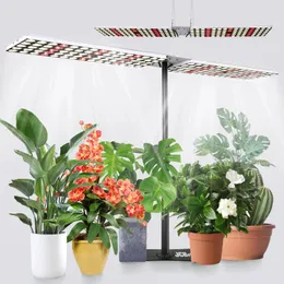 100W 300W LED Grow Light with Stand for Indoor Plants Grow Lamp White Full Spectrum with IR Shelf Mounting Table Plant Light