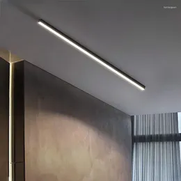 Taklampor LED Långt strip ytmonterad enkel gångväg balkong sovrum matsal levande utan huvudlampa