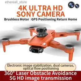 Dronlar GPS Drone L900 Pro SE Kameralı HD 4K Profesional Drone Fırçasız Motor 5G FPV Dron 1200m Mesafe RC Quadcopter Q231108
