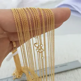 Chains Understated And Elegant 1.1mm Gold Filled Chain Round O Stamp:1/20 14KGF