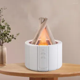 Lâmpadas de mesa fofire fogueira Flame USB umidificador aroma Máquina Difusor Máquina de eletrodomésticos Casa Oil