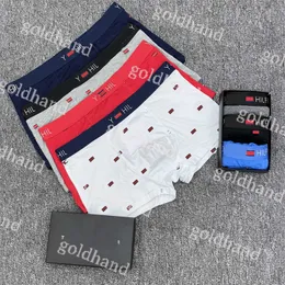 Fashion Man Printed Boxers Designer Breathable Underpants Male Pure Cotton 7 Kinds Color Soft Underwear 3 pcs/lot