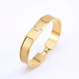 H letter designer joias pulseira de nome de ouro pulseira feminina charme design de moda aço inoxidável casamento amantes da festa de natal pulseiras de esmalte pulseiras masculinas