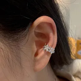 Ryggar örhängen mengjiqiao koreansk mode oregelbundet metallklipp för kvinnor flickor cirkel piercing brosk öron smycken gåvor
