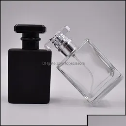 Anderer Hausgarten pro Flasche tragbar nachfüllbar pro Spray 50 ml leere Fläschchen schwarz klar mit Pumpzerstäuber Nebelzerstäuber RRD3044 Drop Dhybh