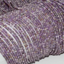 Loose Gemstones Natural Simple Quality Phosphosiderite Faceted Rondelle Beads 1x2mm