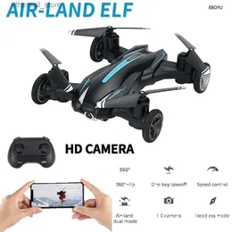 Drones JJRC H103W RC Drone 2 in 1 Air-Land Flying Car with WiFi FPV 8K HD Camera RC Quadcopter Drone Altitude Hold One-key Return RTF Q231108