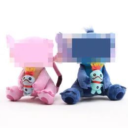 Partihandel tecknad fylld leksak främmande hund söt anime plysch leksak grepp docka