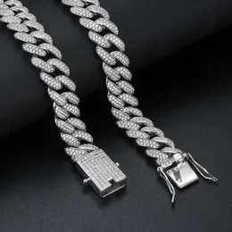 Jwy New Gold and Silver Plated Brass Hip Hop Miami Out Cuban Chains 목걸이