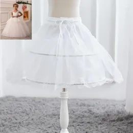 Skirts White Tulle Skirt Baby Girls Tutu Petticoats Kids Underskirt Children Wedding Accessories Girl Petticoat CrinolineSkirts