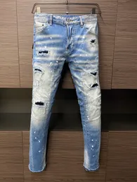 DSQ PHANTOM TURTLE Jeans Uomo Jeans Uomo Designer di lusso Jeans Skinny strappati Cool Guy Foro causale Denim Fashion Brand Fit Jean Man Pantalone lavato 60863