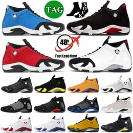 مصمم أزياء جديد لأحذية كرة السلة J14 Jepmman 14S Outdoors Men Sneakers Black White Particle Gray Gym Gym Blue University Red Red Erans Outdoors Men Shoe 40-47