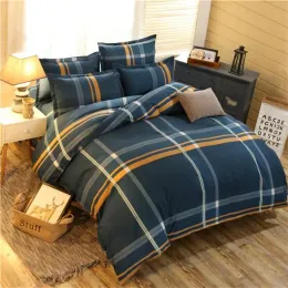 2020 New Cotton Bedding Set 4 PCS 침대 정장 이불 커버 시트 베개 베개 디자이너 침구 공급품 재고