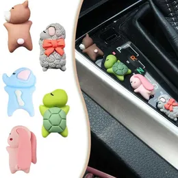 Внутренние украшения 1pcs mini Toon Animal Center Console Ornament Ornament Car Lawing Loverview Mirror Bike Decor AA230407