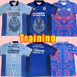 Träning 23 24 Cruz Azul Soccer Jerseys CDSYC Mexico League Pineda Romo Alvarado Rodriguez 2023 2024 Football Shirts Liga MX Camisetas de Futbol Men fans version