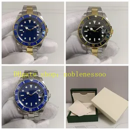 7 Färg REAL FOTO MED BOX KVINNOR Titta på damer 36mm 116619LB 116619 Vitt guldblå ​​Dial Ceramic Bezel Steel Armband Ladys Gold 116613 Watches armbandsur