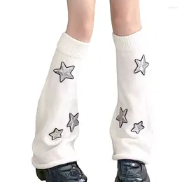 Women Socks Xingqing Kawaii 2000s Gothic Punk Harajuku Star Long Slouch Casual Boot Cuffs Streetwear