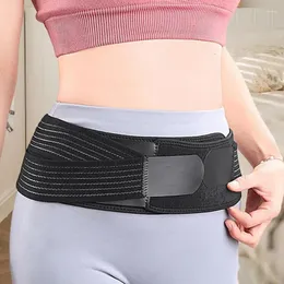 Suporte de cintura cinto sacroilíaco elástico quadril cinta ajustável antiderrapante para aliviar o desconforto pélvico parte inferior das costas