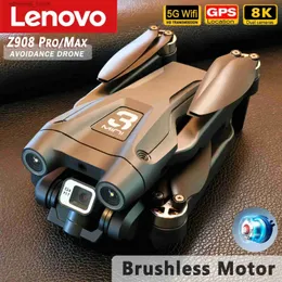 ドローンLenovo Z908Pro Max Drone Brushless Motor Dual4k ESC Professional WiFi FPV障害物回避4軸折りたたみRC Quadcopter Toy Q231108