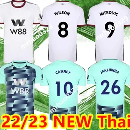 22 23 Cairney Mitrovic Soccer Jerseys Home Away 2022 2023 Camiseta de Futbol Kebano Wilson Muniz J. Palhinha Robinson 남자 키트 축구 셔츠 유니폼 탑