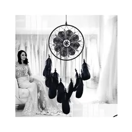 Altro Home Decor Stile indiano Dreamcatcher Campanelli eolici fatti a mano Ciondolo appeso Acchiappasogni Wall Art Hanging Decorazioni Ga442 Dr Dh027