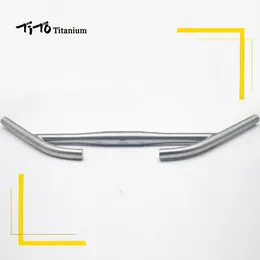 Tito Titanium Alloy Handlebar Station Wagon Rest Handle Road Mountain Bike MTB Handle Handle TT ومقبض مقبض مستقيم ركوب الخيل