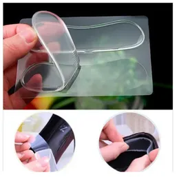 self-adhesive Shoe insoles Heel Paste Silicone Gel Anti-Slip Pad Insole Foot Care heel cushion Protector Relief Gel Heel Liner Grips C247