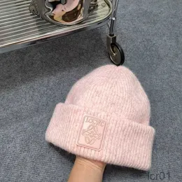 Lowewe Designer Cappello di lusso di alta qualità per il tempo libero Lowe lavorato a maglia berretto da uomo e da donna in cashmere con teschio all'aperto moda di alta qualitàn7u1