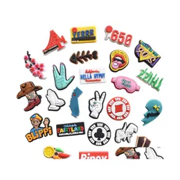 Shoe Parts Accessories Fast Delivery Pvc Charms Croc Decorations Animals Jibz For Kids Gift Drop Shoes Dhpjo