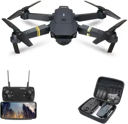 Drone E58 Mini Dronlar 4K HD Kameralı WiFi FPV Quadcopter Katlanabilir Kontrol Kiti Taşınabilir Oyuncak Dron