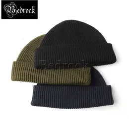 Czapki czapki/czaszki RT Vintage Watch Cap II wojna światowa granatowa zimna czapka męska wełna wełniana wełniana kapelusz wełniany kapelusz skórzany kapelusz 231108