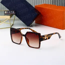 Óculos de sol redondos 2023 Marcas de luxo Óculos de sol 0479 Moda multicolor clássico Óculos femininos masculinos Condução tendência de sombreamento esportivo Com caixa