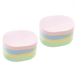 Makeup Sponges 8 Pcs Compressed Cleaning Powder Puff Face Washing Gloves Removal Pads Skin Scrubbers Miss Disposable Puffs