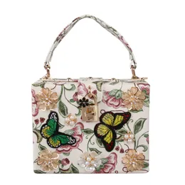 Женская сумка с металлическим цветком и принтом «Утренняя слава», сумка через плечо на одно плечо с вышивкой, 231108