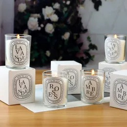 Julljus gåvor Set Luxury Scented Fragrance Parfym Candles Birthday Wedding Party Favors Home Decorations