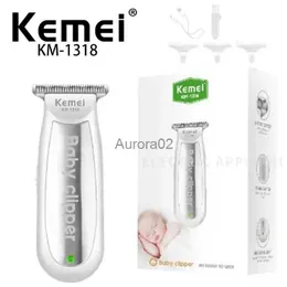 Hair Clippers KM-1318 Kemei Rechargeable Electric Hair Clipper Low Cost Mini Baby Hair Trimmer Household Battery Hair Trimmer Mainland China YQ231108