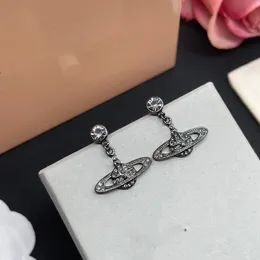 Designer Marke Ohrstecker Luxus Frauen Modeschmuck Saturn Earing Metall Perlenohrring cjeweler Frau orecchini 3assa