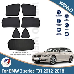 Car Sunshade For 3 Series Touring F31 2012-2023 Side Windows Magnetic Front Windshield Sun Shade Visor Door Mesh Cutains