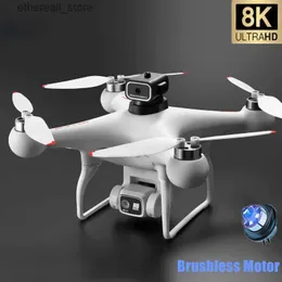 Drony S116 Max Drone 8K WiFi FPV kamera 360 Unikanie przeszkód Bezszczotek Silnik RC Quadcopter Mini Dron do Q231108