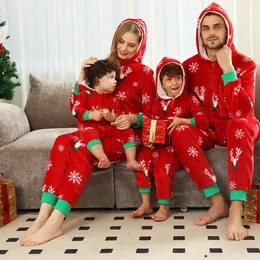 Passende Familienoutfits Passende Familienoutfits Frohe Weihnachten Winter Familienpyjama-Set Gittermuster für Eltern-Kind-Kleidung Nachtwäsche 231107