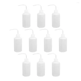 Dinnerware Sets 10 Pcs Pointed Watering Bottle Mini Squeeze Plastic Can Dispenser Empty Container Succulent Mouth Bottles