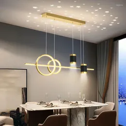 Lampade a sospensione Illuminazione Ottone Nordico Led Cristallo Plafoniere moderne Sfera ovale Filo di ferro nero Mini Bar Sala da pranzo