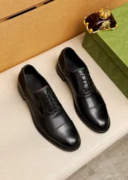 Sapatos sociais masculinos de couro legítimo, sapatos formais de trabalho, negócios, escritório, marca, festa, casamento, tamanho 38-47
