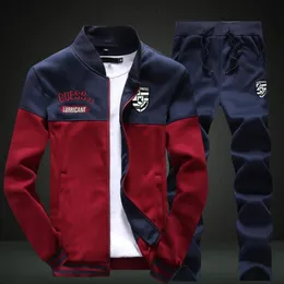 2018 Nuovi uomini di abbigliamento sportivo da esterno Abbigliamento sportivo da uomo Jogger Giacca Pantaloni Tuta sportiva Felpa Uniformi da baseball S2985