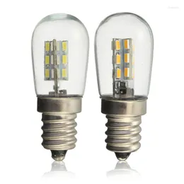 Lodówka LED Energy Energy Oszczędzanie żarówek 2W 220 110 zamrażarka inteligentna E12 24LED