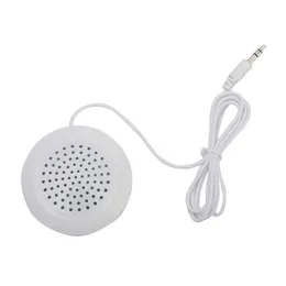 Bokhyllhögtalare 3.5mm MP3 MP4 CD Mini Audio Phone Round Wired Multimedia Universal Music Accessories Portable Pillow Speaker W0422